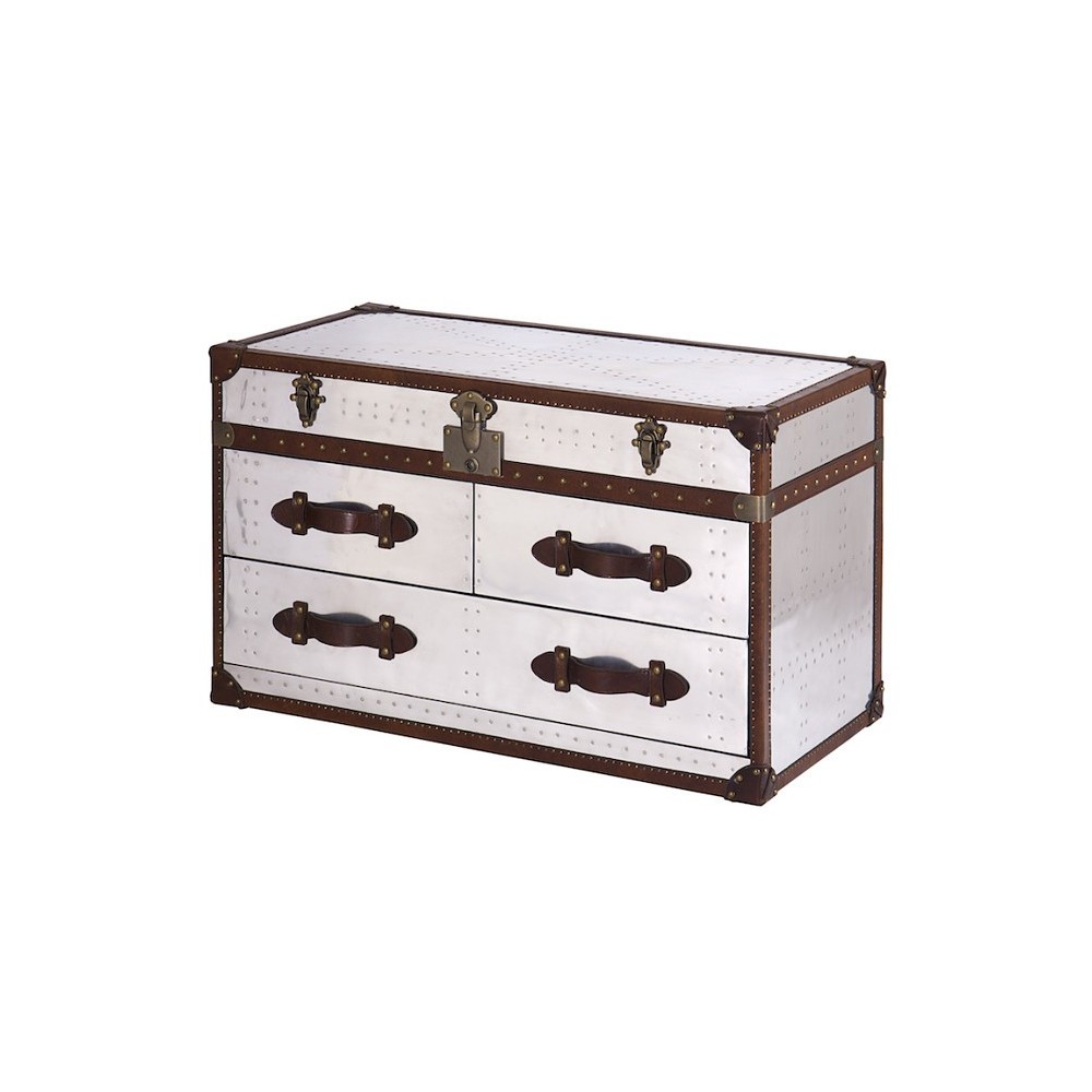 Aviator Chest Smithers Archives £1,593.00 All Rooms Aluminium product_features