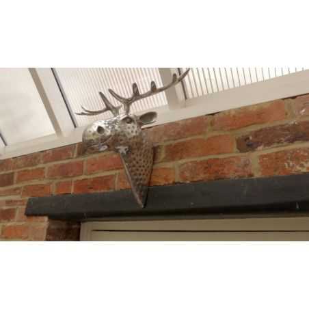 Aluminium Moose Head Smithers Archives Smithers of Stamford £ 110.00 Store UK, US, EU, AE,BE,CA,DK,FR,DE,IE,IT,MT,NL,NO,ES,SE