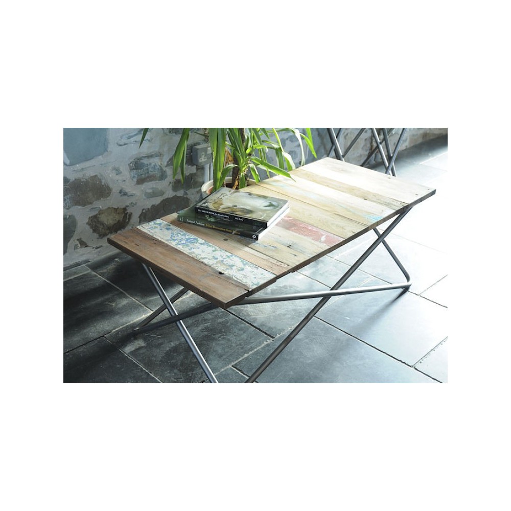 Minimalist Coffee table Smithers Archives £510.00 Living Room Reclaimed Boat Wood Iron product_features