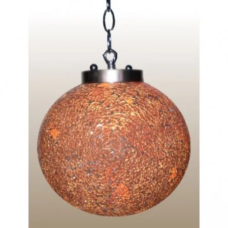 Contemporary Glass Ball Light with Stainless Chain Smithers Lighting £83.00      product_features