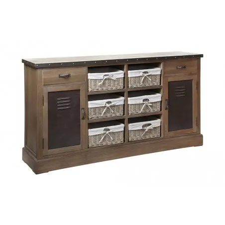 Retro Kitchen Utility Sideboard Smithers Designer Furniture &pound;996.00 Utility Paulownia Aluminium product_features