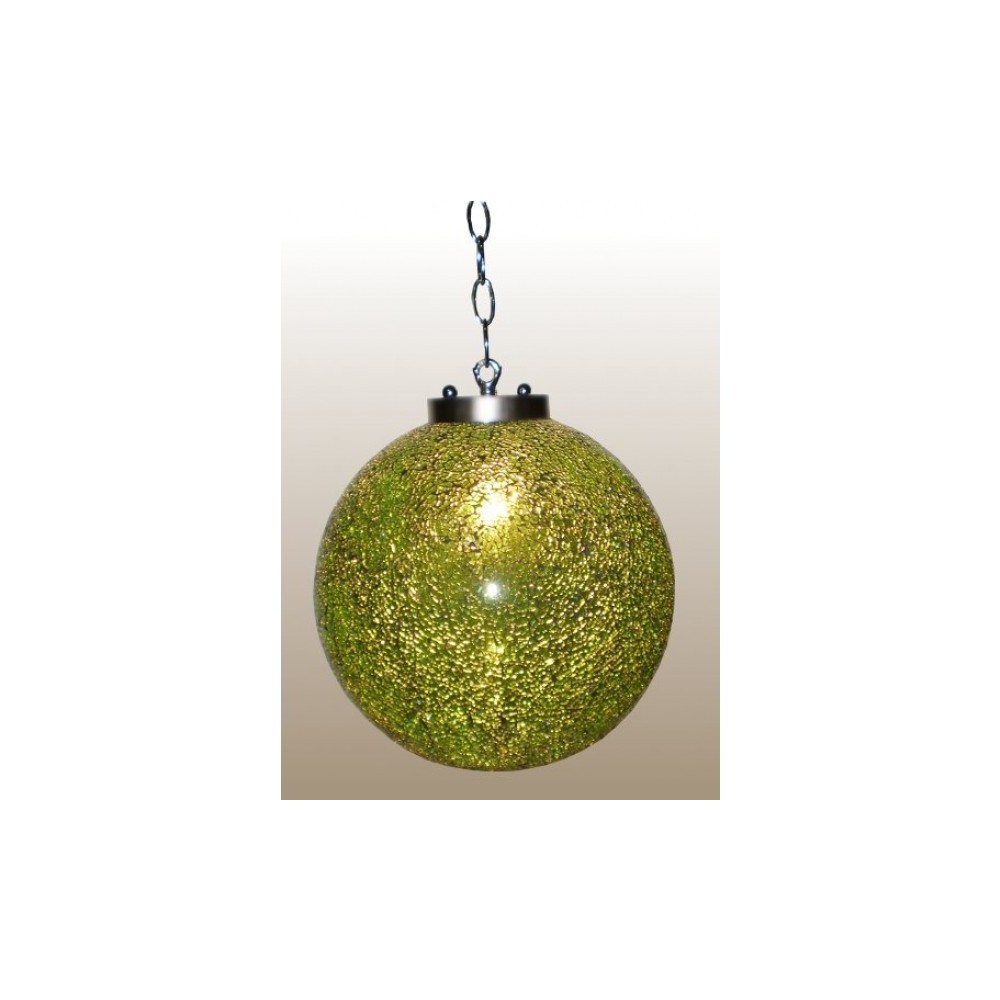 Contemporary Glass Ball Light with Stainless Chain Lighting £83.00