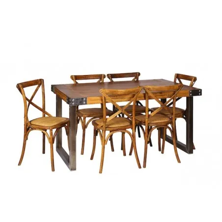 Art Dining Table Smithers Archives &pound;1,690.00 Dining Room Mango Wood Steel product_features