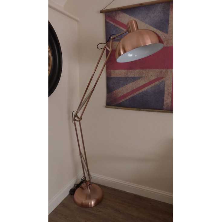Copper Floor Lamp Home Smithers of Stamford £ 180.00 Store UK, US, EU, AE,BE,CA,DK,FR,DE,IE,IT,MT,NL,NO,ES,SE