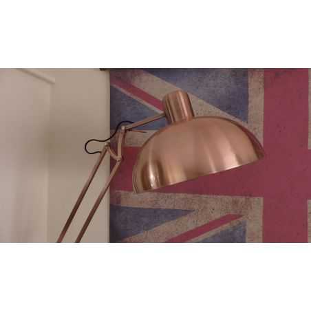 Copper Floor Lamp Home Smithers of Stamford £ 180.00 Store UK, US, EU, AE,BE,CA,DK,FR,DE,IE,IT,MT,NL,NO,ES,SE
