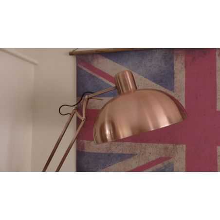 Copper Floor Lamp Home Smithers of Stamford £225.00 Store UK, US, EU, AE,BE,CA,DK,FR,DE,IE,IT,MT,NL,NO,ES,SE