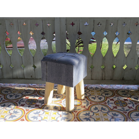 Denim Low Stool Smithers Archives Smithers of Stamford £ 80.00 Store UK, US, EU, AE,BE,CA,DK,FR,DE,IE,IT,MT,NL,NO,ES,SE