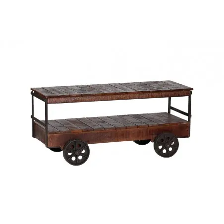 Industrial Trolley Cart Coffee Table Smithers Industrial Furniture £678.00      product_features