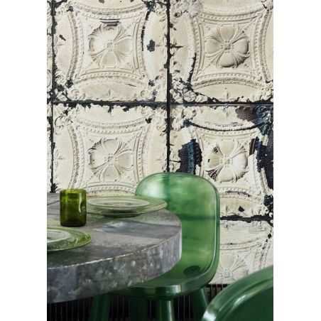 Brooklyn Metal Tin Tiles Effect Wallpaper By Merci NLXL Wallpaper NLXL £285.00 Store UK, US, EU, AE,BE,CA,DK,FR,DE,IE,IT,MT,N...