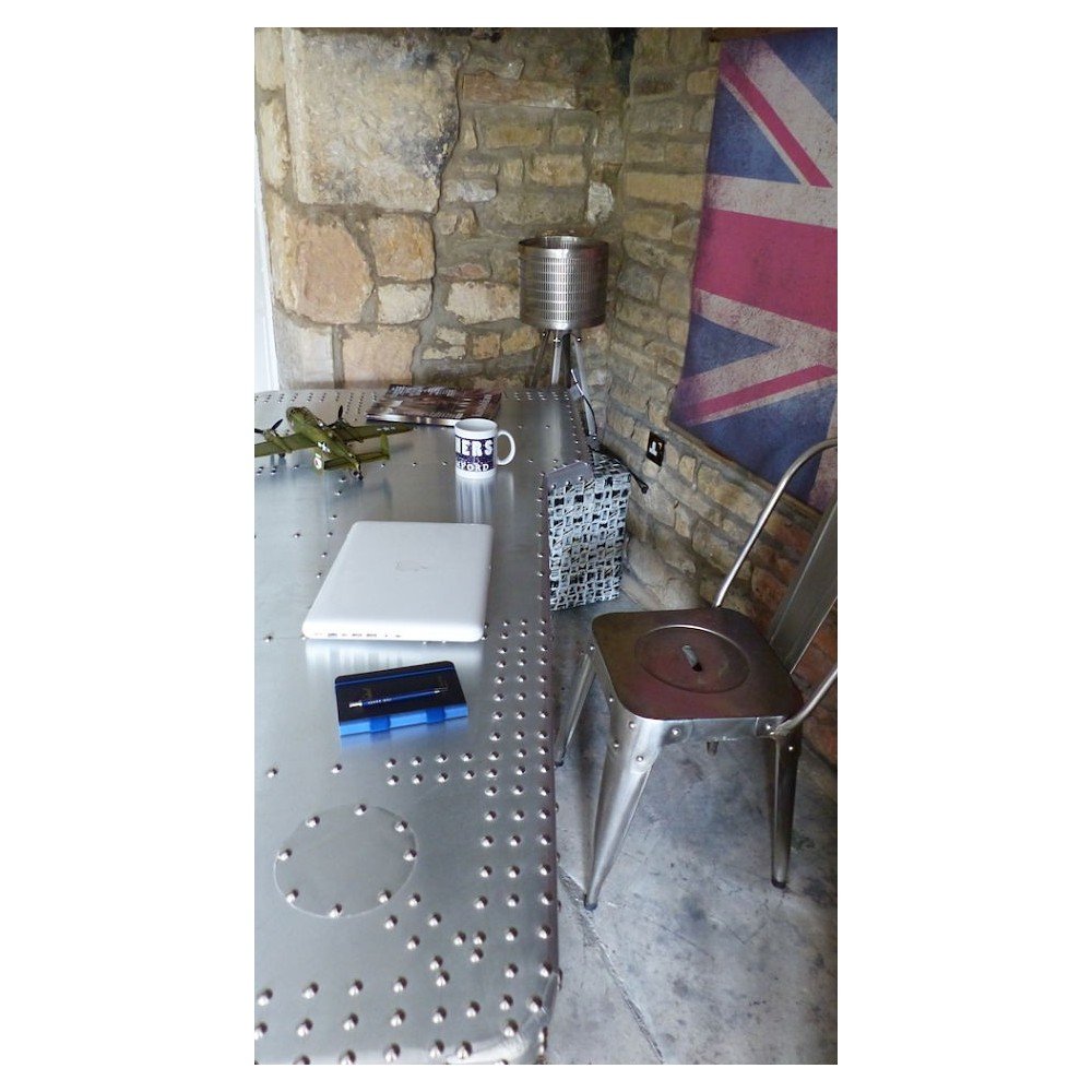 Aviator Wing Desk Smithers Archives £992.00 Aluminium product_features