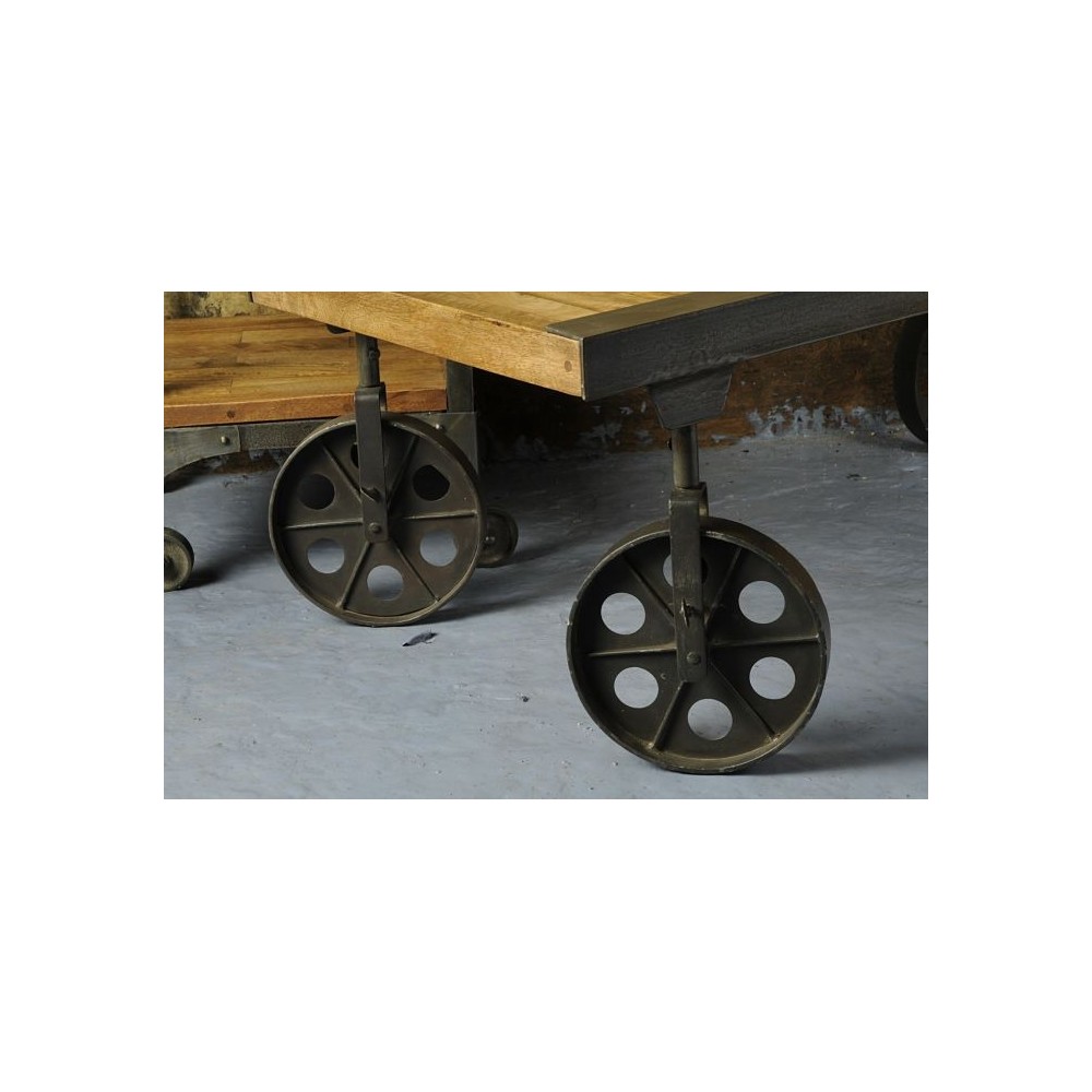 Vintage Helsing Industrial Coffee Table Smithers Archives £344.00 Living Room Mango Wood product_features