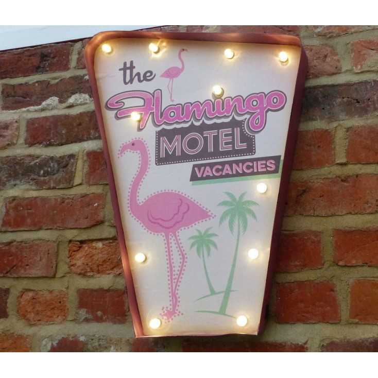 Flamingo Hotel Sign Home Smithers of Stamford £ 58.00 Store UK, US, EU, AE,BE,CA,DK,FR,DE,IE,IT,MT,NL,NO,ES,SE