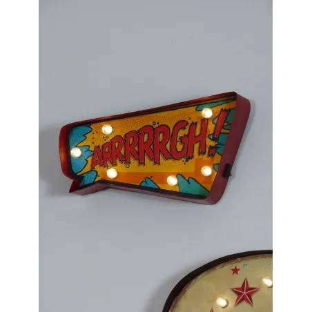 ARRRRRGH Bulb Sign Smithers Archives £29.00 MDF Aluminium product_features