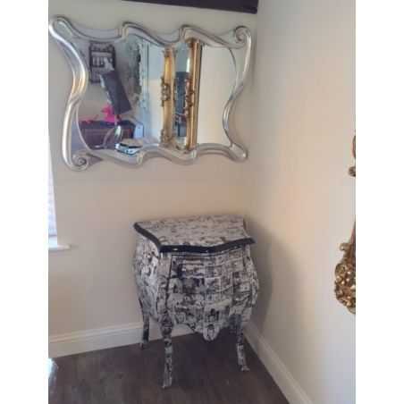 Quirky Silver Mirror Home Smithers of Stamford £225.00 Store UK, US, EU, AE,BE,CA,DK,FR,DE,IE,IT,MT,NL,NO,ES,SE