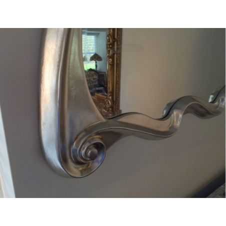 Quirky Silver Mirror Home Smithers of Stamford £225.00 Store UK, US, EU, AE,BE,CA,DK,FR,DE,IE,IT,MT,NL,NO,ES,SE