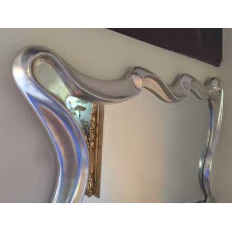 Quirky Silver Mirror Home Smithers of Stamford £225.00 Store UK, US, EU, AE,BE,CA,DK,FR,DE,IE,IT,MT,NL,NO,ES,SE