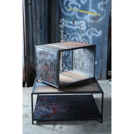 Reclaimed Cube Table Smithers Archives £338.00 Oil Drum product_features