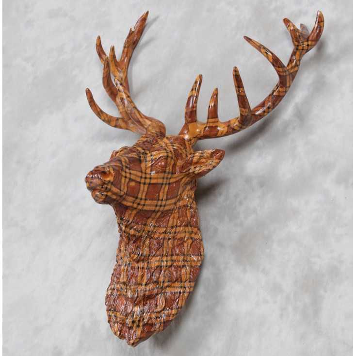 Tartan Stags Head Smithers Archives Smithers of Stamford £172.50 Store UK, US, EU, AE,BE,CA,DK,FR,DE,IE,IT,MT,NL,NO,ES,SE