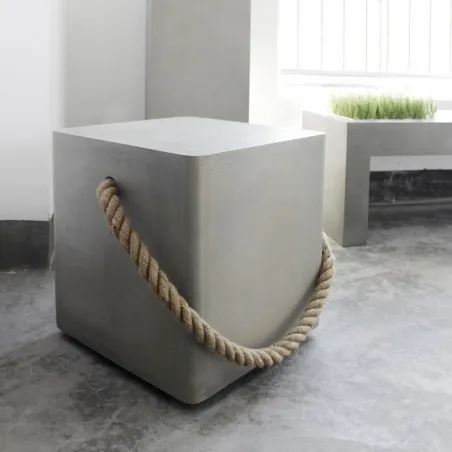 Concrete Cube Stool Lyon Beton Furniture £850.00 All Rooms product_features