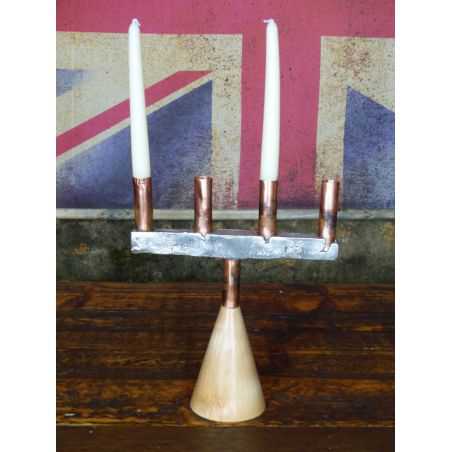 Molten Upcycled Candelabra Smithers Archives  £ 192.00 Store UK, US, EU, AE,BE,CA,DK,FR,DE,IE,IT,MT,NL,NO,ES,SE
