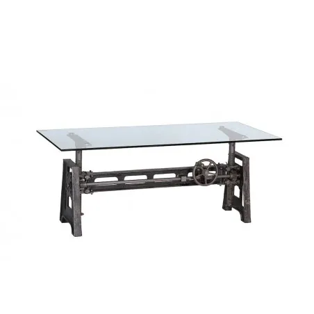 Industrial Crank Coffee Table Smithers Reclaimed Wood Dining Tables &pound;1,375.00 product_features