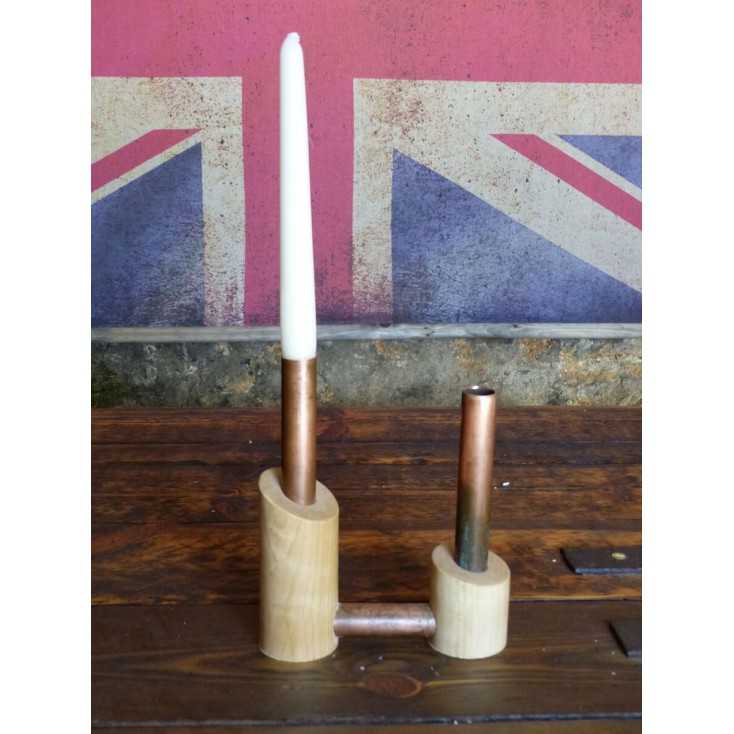 Chimney Double Candle Holder Smithers Archives  £45.00 Store UK, US, EU, AE,BE,CA,DK,FR,DE,IE,IT,MT,NL,NO,ES,SE