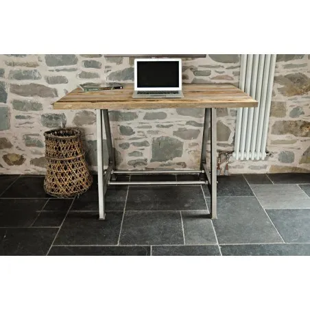 Urban Reclaimed Desk Smithers Archives £710.00 Office Mango Wood Steel product_features