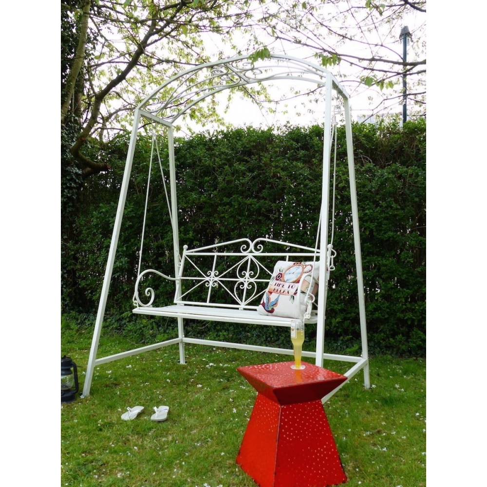 Antique Swing Bench At Smithers of Stamford