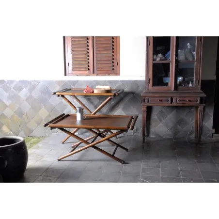 British Colonial Leather Coffee Table Smithers Archives &pound;327.00 Teak Wood product_features