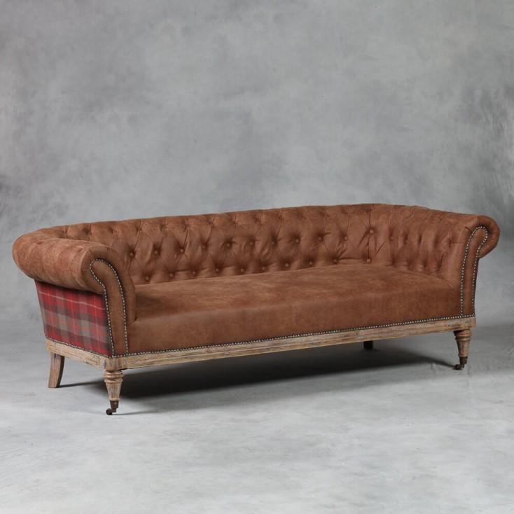 Best Quality Tartan Chesterfield Sofa At Smithers Of Stamford
