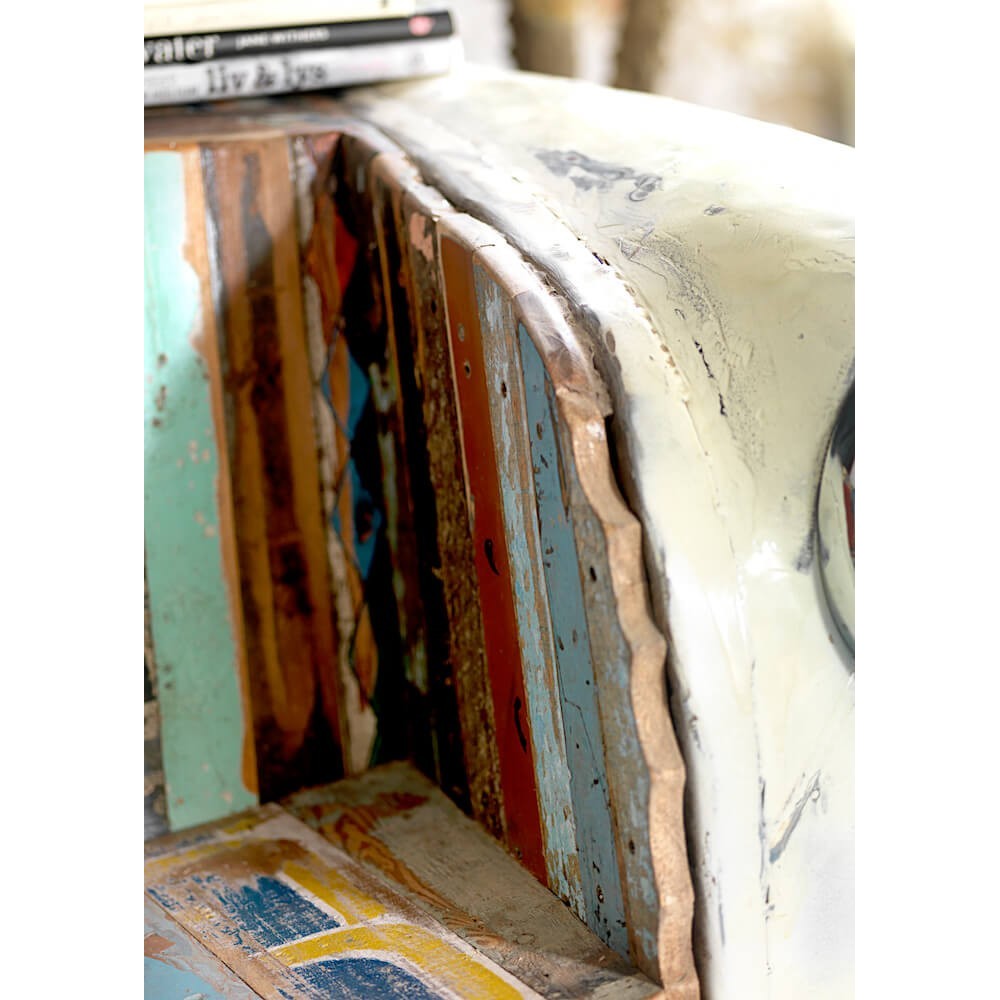 Upcycled Car Taxi Sofa Smithers Furniture £2,750.00 Bar Reclaimed Boat Wood product_features