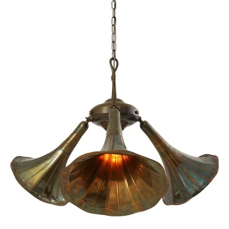 Gramophone Chandelier Smithers Lighting £1,136.00 Spun Brass product_features