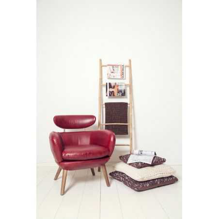 Barbican Red Leather Armchair Smithers Archives Smithers of Stamford £1,240.00 Store UK, US, EU, AE,BE,CA,DK,FR,DE,IE,IT,MT,N...