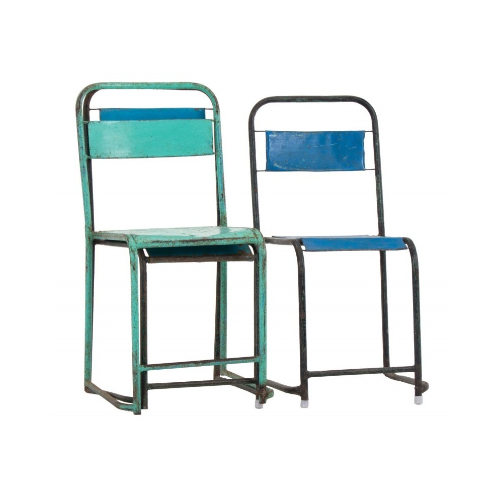 Vintage School Stacking Chairs Smithers Industrial Furniture £65.00 All Rooms Solid Iron product_features