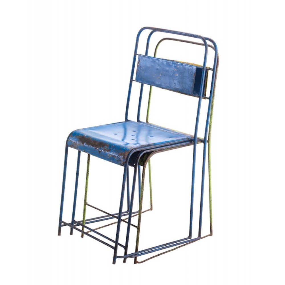 Vintage School Stacking Chairs Smithers Industrial Furniture £65.00 All Rooms Solid Iron product_features