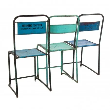 Vintage School Stacking Chairs Smithers Industrial Furniture £65.00 All Rooms Solid Iron product_features