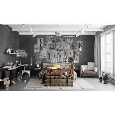 Typography Classic Wallpaper Mural Wallpaper Smithers of Stamford £65.00 Store UK, US, EU, AE,BE,CA,DK,FR,DE,IE,IT,MT,NL,NO,E...