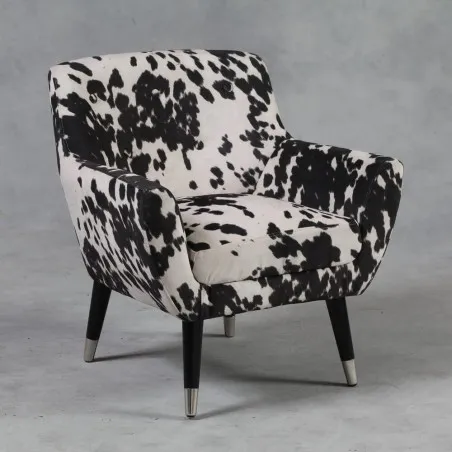 Cowhide Armchair Smithers Archives £384.00 Bedroom Mango Wood product_features