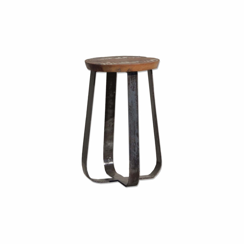 Hybrid Reclaimed Barstools Bar Stools £200.00 Reclaimed Boat Wood Recycled Steel product_features