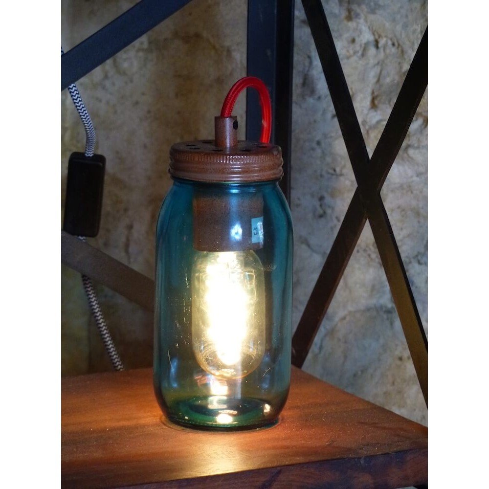 Mason Jar Table Lamp Smithers Archives £39.00 All Rooms product_features
