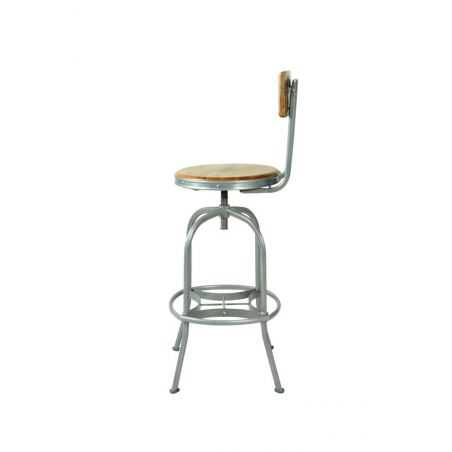 Vintage Swivel Bar Stool With Backs Industrial Furniture Smithers of Stamford £388.00 Store UK, US, EU, AE,BE,CA,DK,FR,DE,IE,...