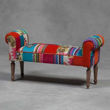 Patchwork Bench Seat Home Smithers of Stamford £225.00 Store UK, US, EU, AE,BE,CA,DK,FR,DE,IE,IT,MT,NL,NO,ES,SE