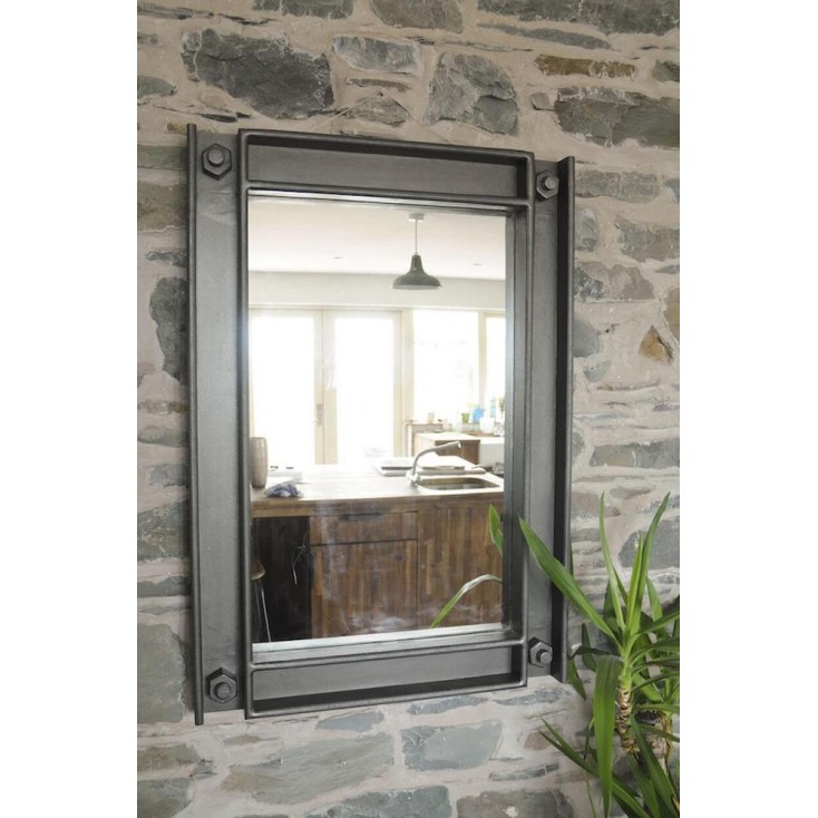 Featured image of post Industrial Style Mirror Uk - .curved window shape, our bold industrial style mirror will make a statement in your living space.
