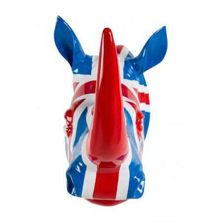 Union Jack Rhino Head Retro Ornaments Smithers of Stamford £487.50 Store UK, US, EU, AE,BE,CA,DK,FR,DE,IE,IT,MT,NL,NO,ES,SE
