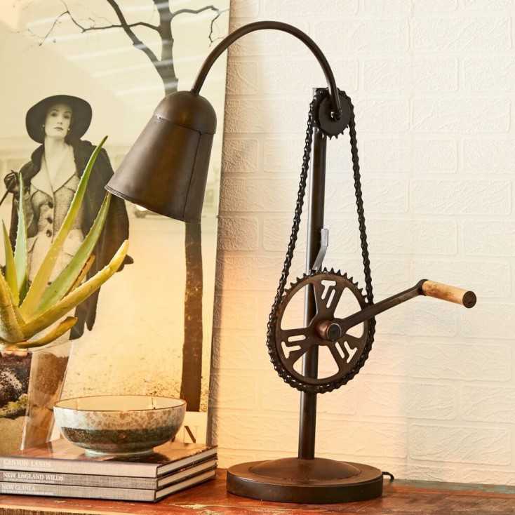 Bicycle Table Lamp Lighting Smithers of Stamford £250.00 Store UK, US, EU, AE,BE,CA,DK,FR,DE,IE,IT,MT,NL,NO,ES,SE