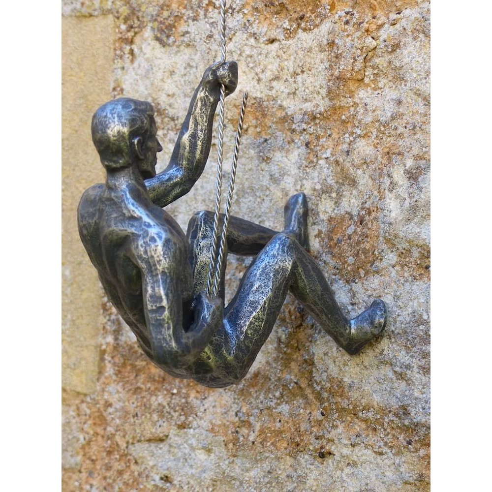 Climbing Men Wall Sculpture – Luxury Wall Art for Stairwell, Lounge, Office Smithers Retro Ornaments £85.00      product_feat...