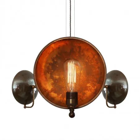 Bugsy Industrial Chandelier Smithers Lighting £587.33 All Rooms Spun Brass product_features