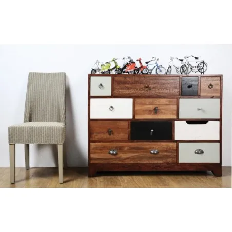 Nostalgic Wide Chest of Drawers Smithers Bedroom £2,000.00 Bedroom Pine Wood product_features
