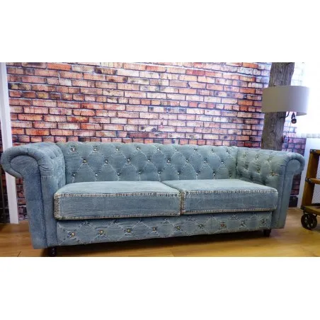 Denim Chesterfield Sofa Smithers Archives £2,096.00 Living Room product_features