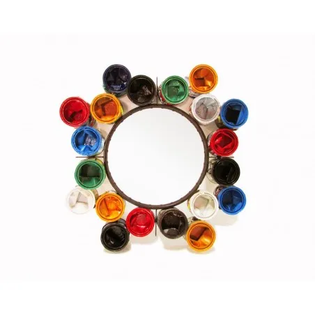 Recycled Paint Pot Mirrors Smithers Decorative Mirrors £320.17 All Rooms Recycled Steel product_features
